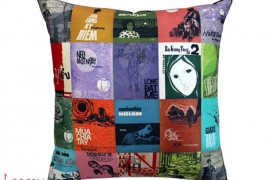 Vintage songsheets 1 cushion cover - 45x45cm